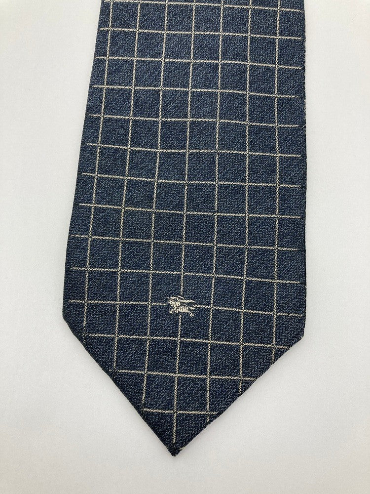 BURBERRY London バーバリー ロンドン 格子柄 ネクタイ シルク100％ 中古 D4