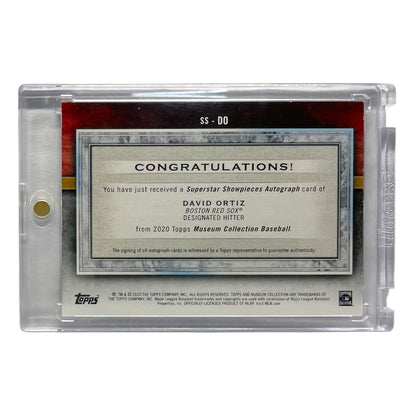 TOPPS MLBカード MUSEUM COLLECTION DAVID ORTIZ BOSTON RED SOX /25 #SS-DO 中古 IT2