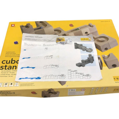 キュボロ (cuboro) キュボロ スタンダード 知育玩具 54ピース 中古 Y1