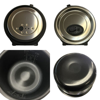 Panasonic パナソニック 炊飯器 ホワイト 5合 圧力 IH コンパクト ダイヤモンド竈釜 銀しゃり タッチパネル SR-NB102-W 中古 T1