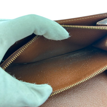 LOUIS VUITTON ルイヴィトン モノグラム ポルトモネクレディ 長財布 M61725 ブランド レディース メンズ 小銭入れ カード入れ 中古 Ｗ４