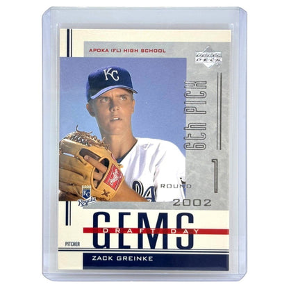 UPPER DECK MLBカード MINOR LEAGUE DRAFT DAY GEMS ZACK GREINKE KANSAS CITY ROYALS #232 中古 IT1