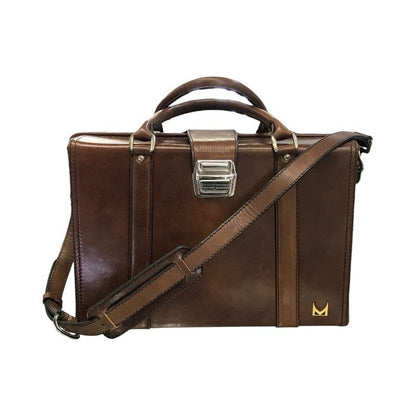 masumi マスミ カメラバッグ レザー 本革 ヴィンテージ ハード ショルダー ブラウン 中古 T1