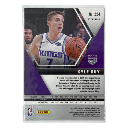 PANINI NBAカード MOSAIC PRIZM KYLE GUY SACRAMENTO KINGS #224 中古 IT1