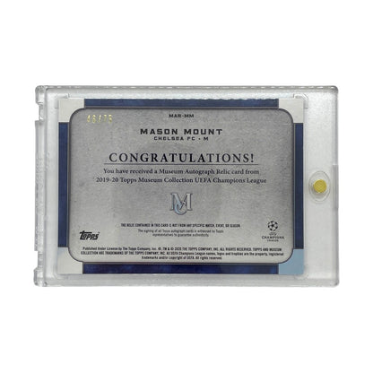 TOPPS サッカーカード MUSEUM COLLECTION MASON MOUNT CHELSEA 46/75 #MAR-MM 中古 IT1