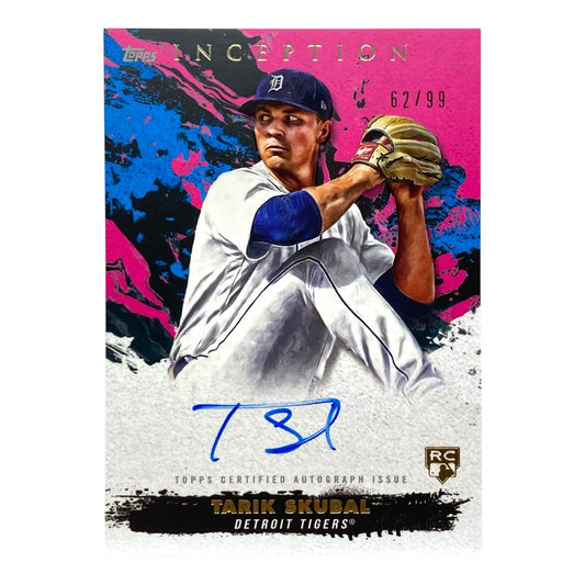 TOPPS MLBカード INCEPTION TARIK SKUBAL TIGERS 62/99 #RESA-TKS 中古 IT2