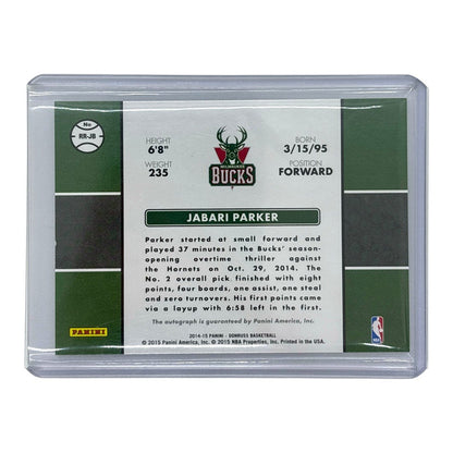 PANINI NBAカード DONRUSS JABARI PARKER BUCKS #RR-JB 中古 IT1