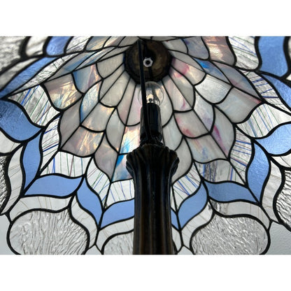 ステンドグラス ランプ ライト おしゃれ インテリア アンティーク調 中古 W４