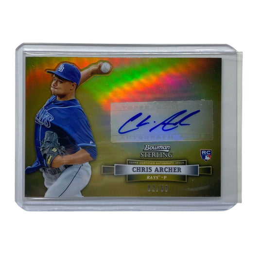 TOPPS MLBカード BOWMAN STERLING CHRIS ARCHER RAYS 02/50 #BSAR-CA 中古 IT2