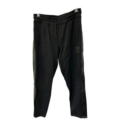 EMPORIO ARMANI エンポリオアルマーニ パンツ メンズ スウェット ロゴ サイドライン ブラック XS 3H1PG5 1JPHZ ボトムス ズボン 中古 W1