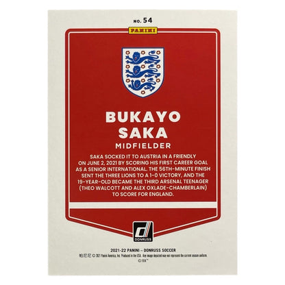 PANINI サッカーカード DONRUSS PRESS PROOF BUKAYO SAKA ENGLAND /349 #54 中古 IT2