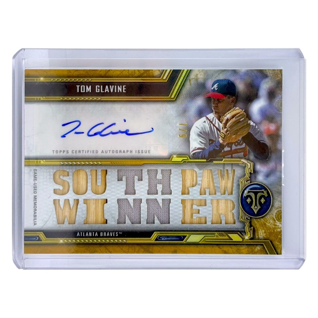 TOPPS MLBカード TRIPLE THREADS TOM GLAVINE ATLANTA BRAVES /9 #TTAR-TG2 中古 IT1