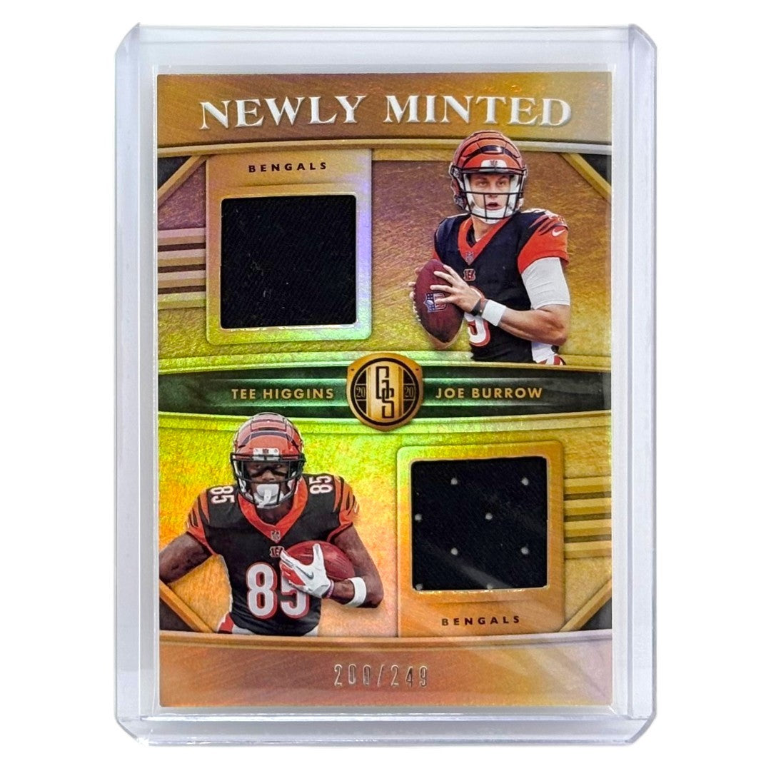 PANINI NFLカード GOLD STANDARD JOE BURROW TEE HIGGINS BENGALS /249 #MMD8 中古 IT1
