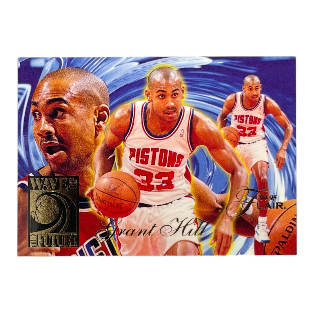 FLEER NBAカード FLAIR WAVE OF THE FUTURE GRANT HILL PISTONS #2 中古 IT2