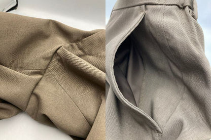 URBAN RESEARCH DOORS 『イージーケア/ウォッシャブル』LIFE STYLE TAILOR カルゼコンフォータブルパンツ サイズXL モカ 中古 D4