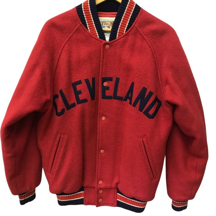 インディアンス INDIANS スタジャン L MLB 野球 アウター ジャケット メンズ 秋 冬 中古 W1