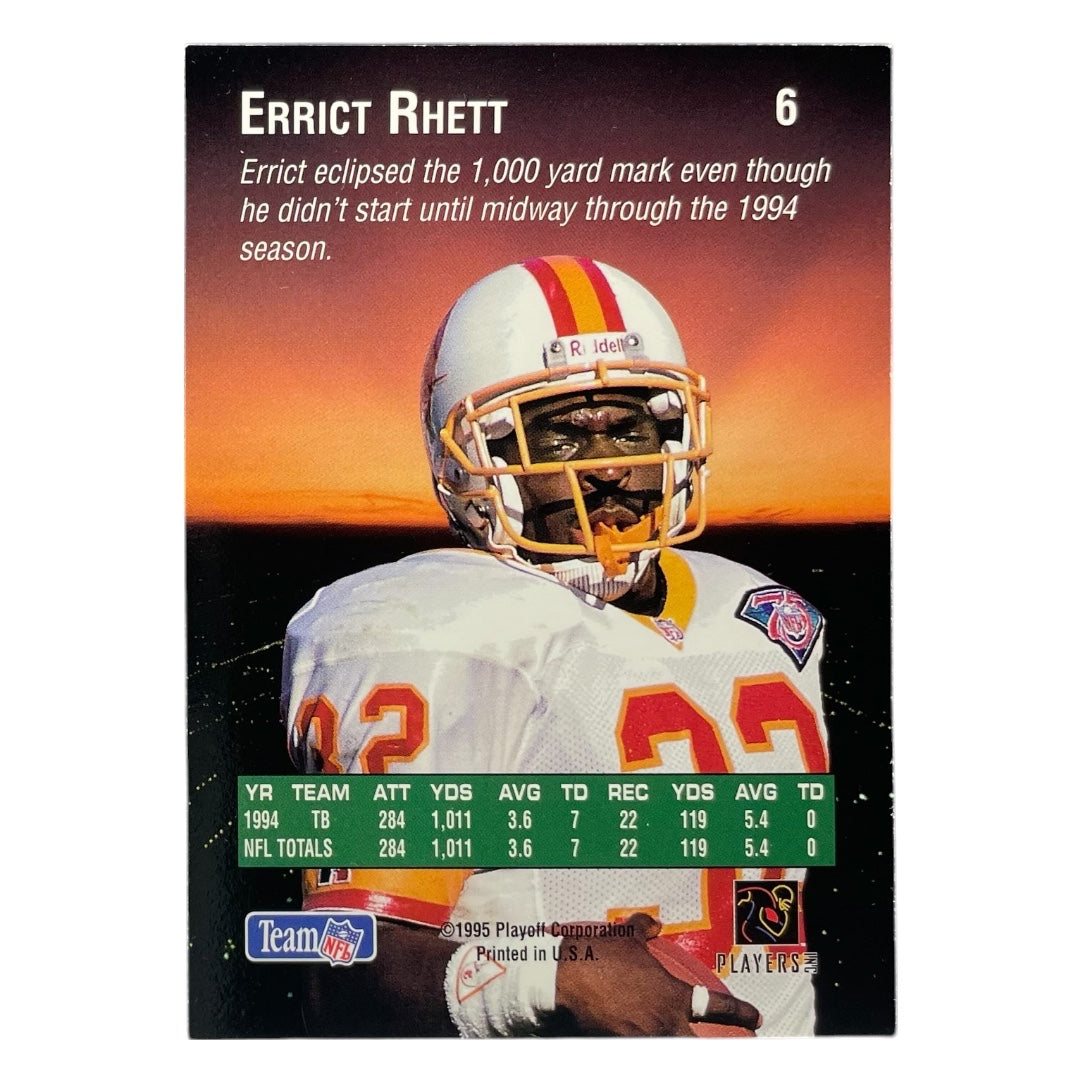 PLAYOFF NFLカード ABSOLUTE PIGSKINS PREVIEW ERRICT RHETT TAMPA BAY BUCCANEERS #6 中古 IT2