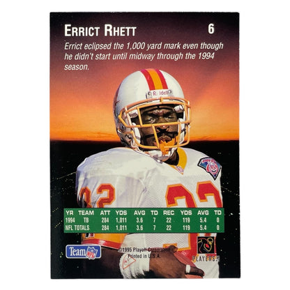 PLAYOFF NFLカード ABSOLUTE PIGSKINS PREVIEW ERRICT RHETT TAMPA BAY BUCCANEERS #6 中古 IT2