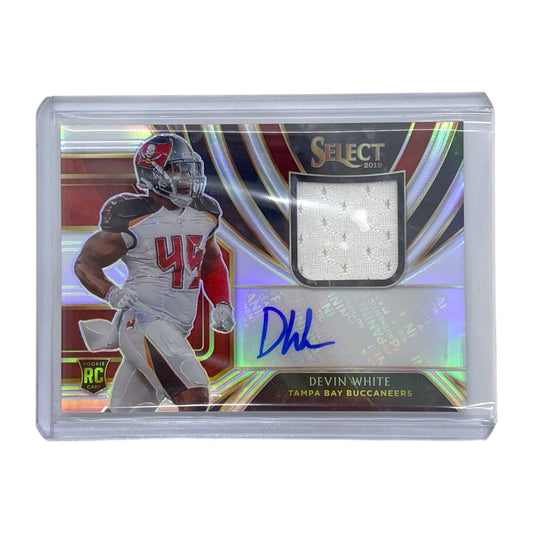 PANINI NFLカード SELECT PRIZM DEVIN WHITE TAMPA BAY BUCCANEERS 111/199 #RM-DW 中古 IT1