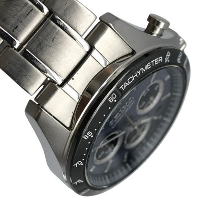 SEIKO セイコー スピリット 腕時計 メンズ アナログ クォーツ SS クロノグラフ SPIRIT CHRONOGRAPH シルバー 8T63-00D0 中古 T1