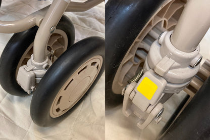 象印ベビー シルバーカー サンホリディ U248(ピーコックブルー) スタンダードDXモデル 中古 D4