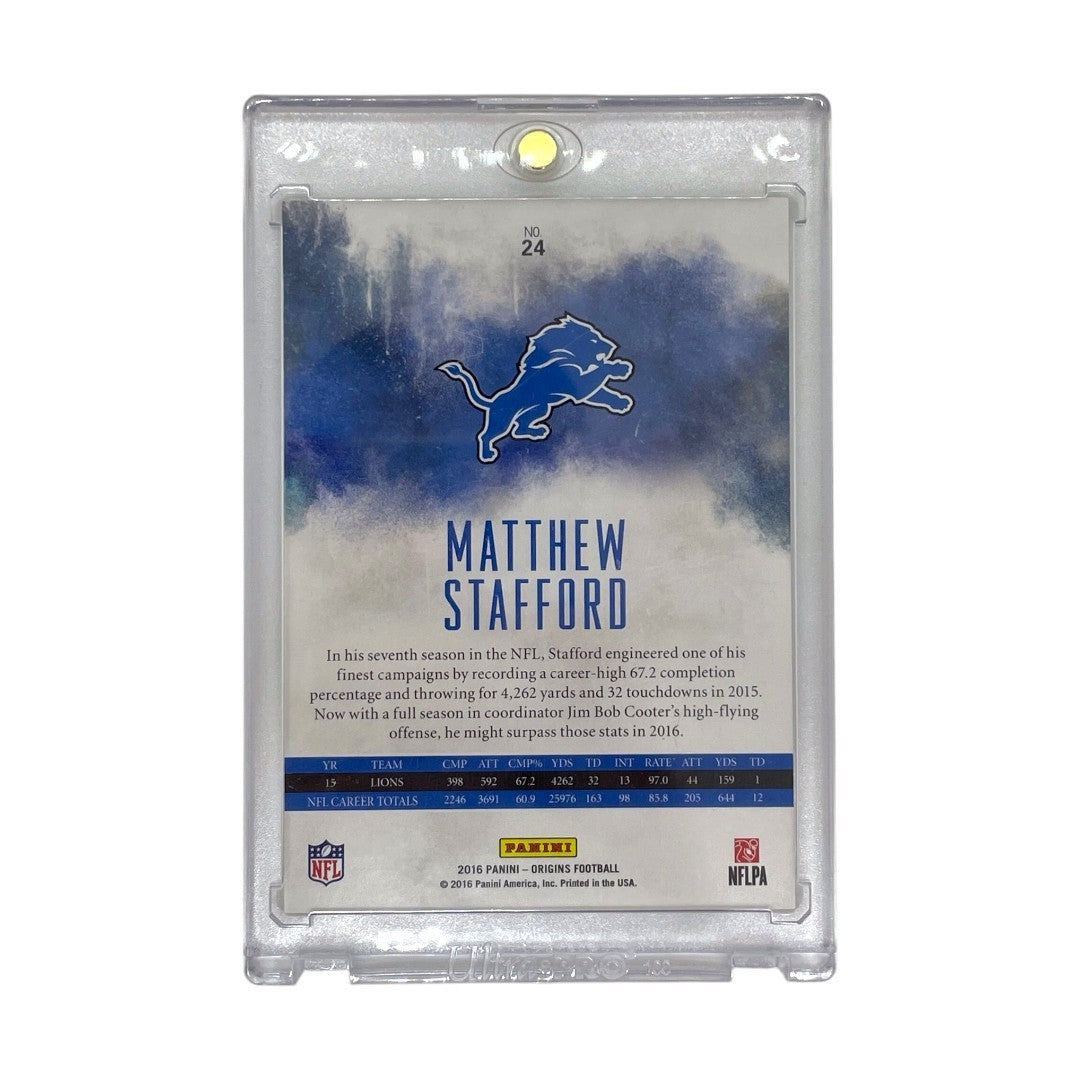 PANINI NFLカード ORIGINS MATTHEW STAFFORD DETROIT LIONS 5/5 #24 中古 IT1