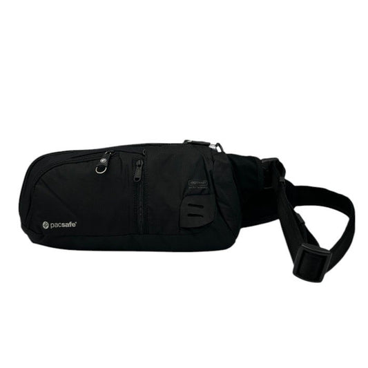 packsafe venturesafe 150 GⅡ パックセーフ ベンチャーセーフ 150 GⅡ クロスボディ スリングバッグ 60160 メンズ ブラック お出かけ 小さめ 収納 ポケット 中古 W４