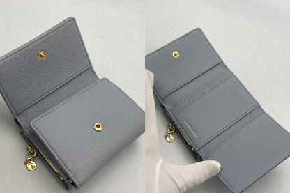 SAMANTHA VEGA サマンサベガ ハートベルト 折財布 ライトブルー 中古 D4