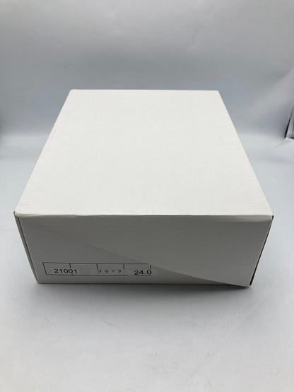 PIERRE RICCI ピエールリッチ 山羊革 4E 軽量 エアウォーキングシューズ ブラック サイズ24.0cm 中古 D4