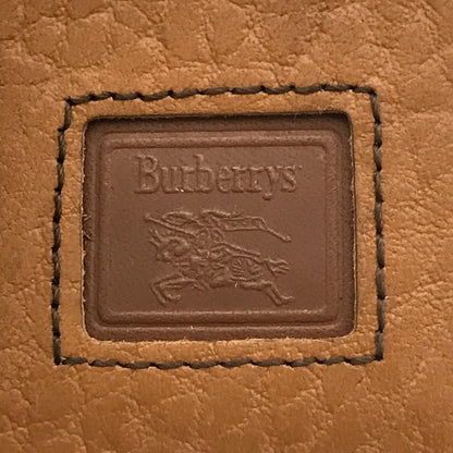 Burberrys バーバリー パスケース ユニセックス レザー 定期入れ カードケース ブラウン 中古 T1