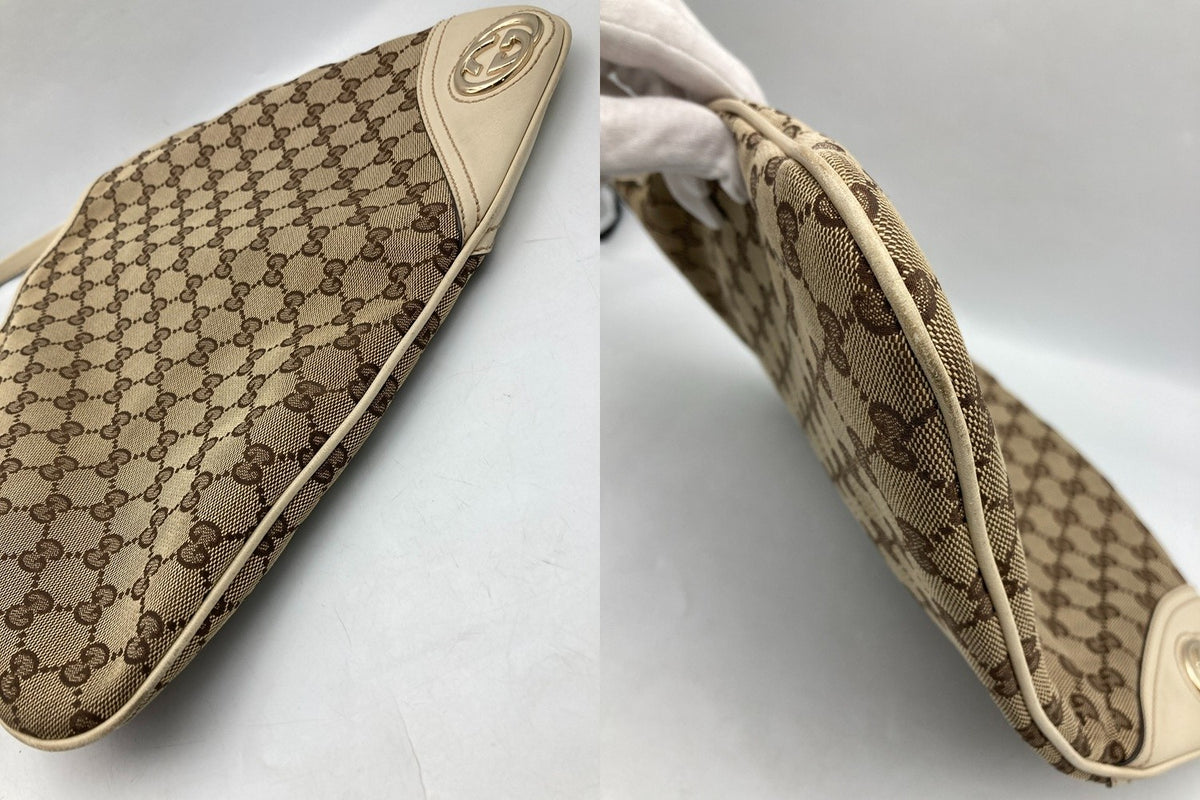 GUCCI グッチ GGキャンバス ワンショルダーバッグ 169947 中古 D4