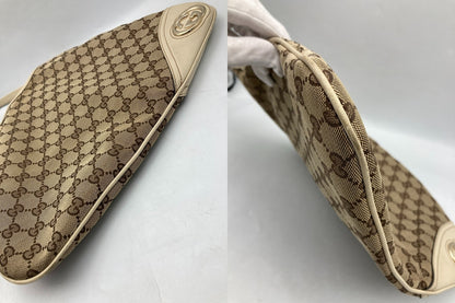GUCCI グッチ GGキャンバス ワンショルダーバッグ 169947 中古 D4