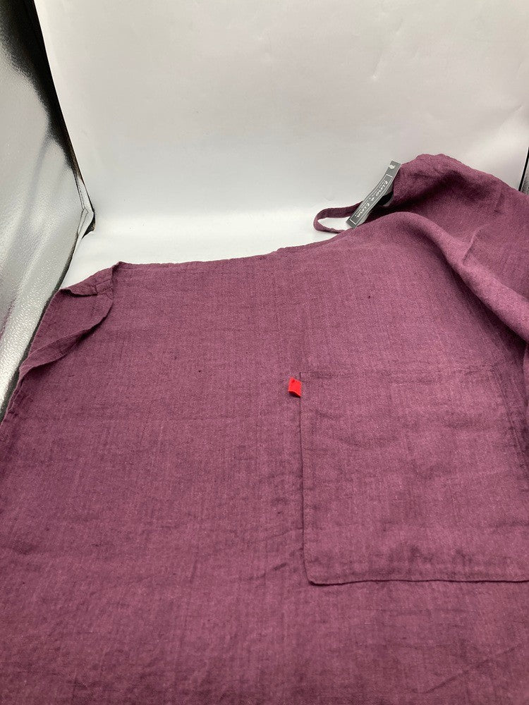 Lino e Lina リーノエリーナ リネン100％  エプロン 中古 D4