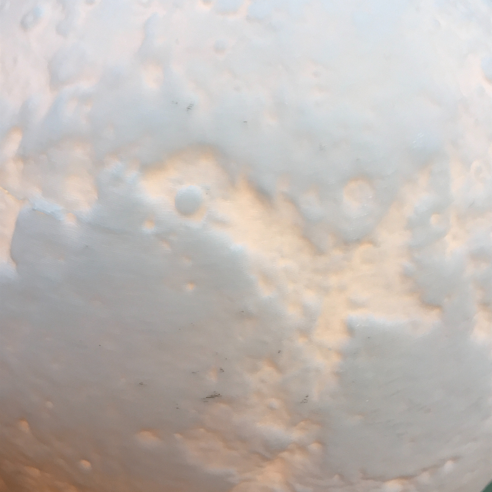 MOOCCI 浮遊 フローティング ムーンランプ ホワイト 磁気浮上 照明 ライト インテリア 間接照明 中古 T1