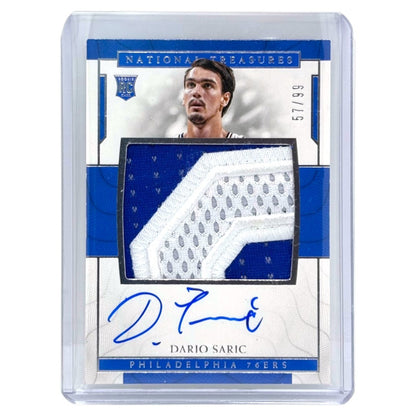 PANINI NBAカード NATIONAL TREASURES DARIO SARIC PHILADELPHIA 76ERS /99 #136 中古 IT1