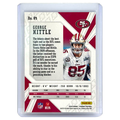 PANINI NFLカード PHOENIX GEORGE KITTLE SAN FRANCISCO 49ERS /50 #84 中古 IT1