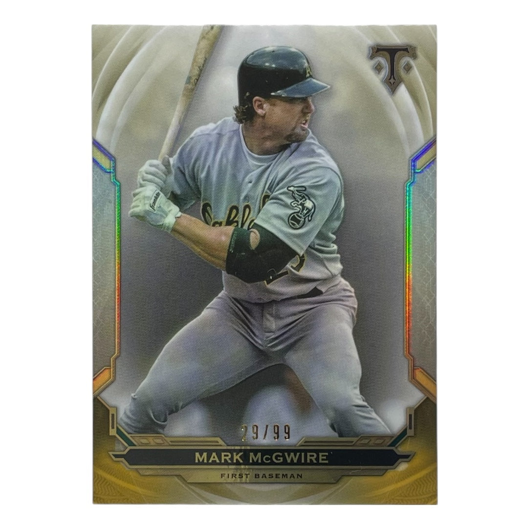 TOPPS MLBカード TRIPLE THREADS MARK McGWIRE OAKLAND ATHLETICS /99 #47 中古 IT2