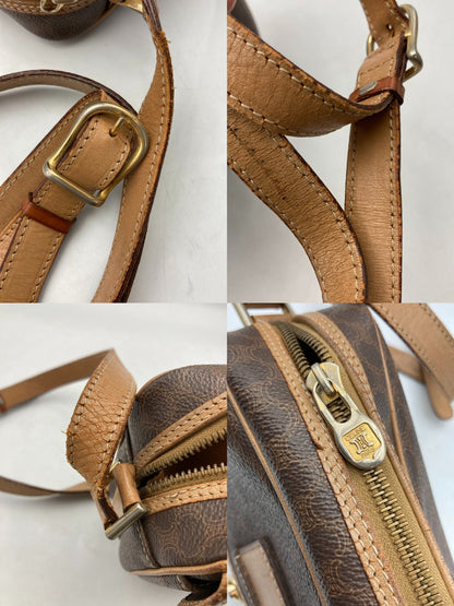 CELINE セリーヌ マカダム ショルダーバッグ 中古 D4