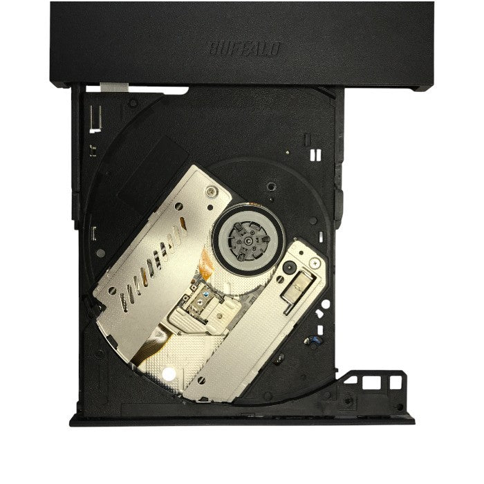 BUFFALO ポータブルブルーレイドライブ ブラック UHD BD対応 4K 外付け 薄型 軽量 BRUHD-PU3-BK 中古 T1