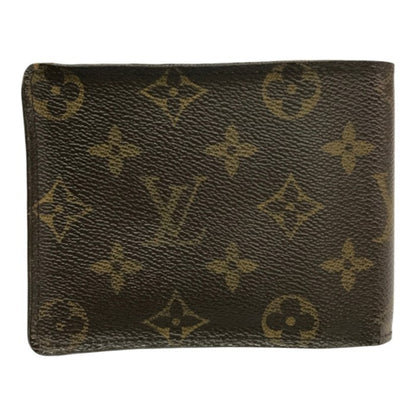 LOUIS VUITTON ルイヴィトン モノグラム ポルトフォイユフロリン 財布 ユニセックス 二つ折り 小銭入れあり パスケース ブラウン M60026 中古 T1