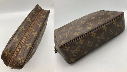 LOUIS VUITTON ルイヴィトン モノグラム トゥルース トワレット 23 ポーチ セカンドバッグ M47524 中古 D4