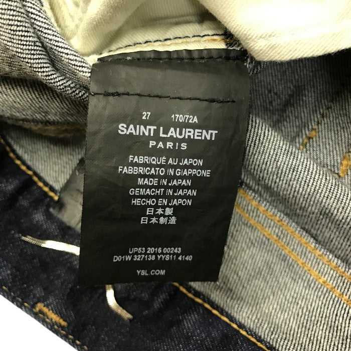 イブサンローラン ボトムス メンズ オールシーズン デニム ブルー 27サイズ D02 M/SK-LW 中古 M1