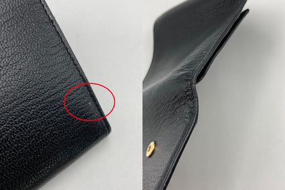 CHANEL シャネル レザー 3つ折り財布 中古 D4