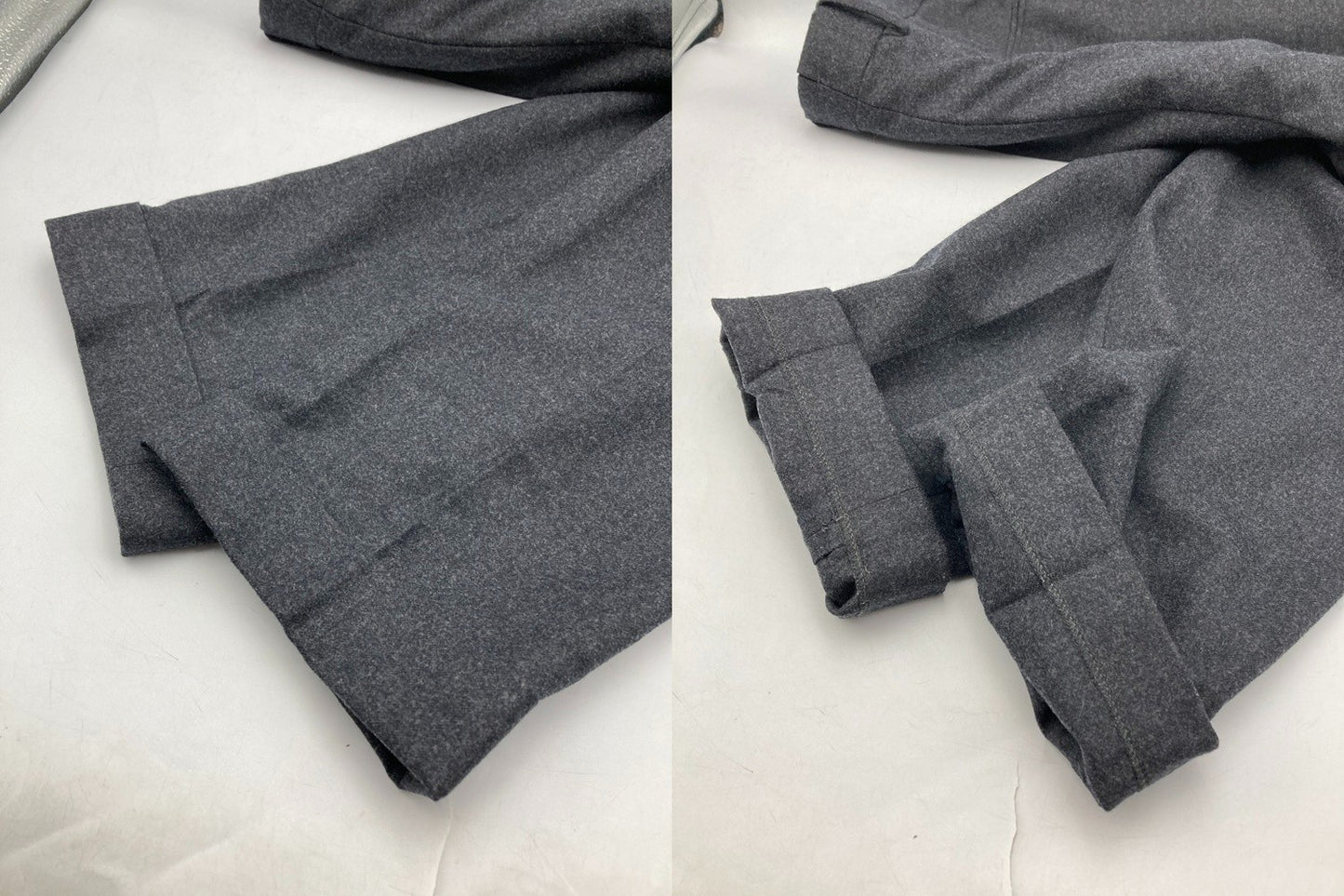 POLO RALPH LAUEN ポロラルフローレン ウール混 スラックス グレー サイズ29×32 メンズ 中古 D4