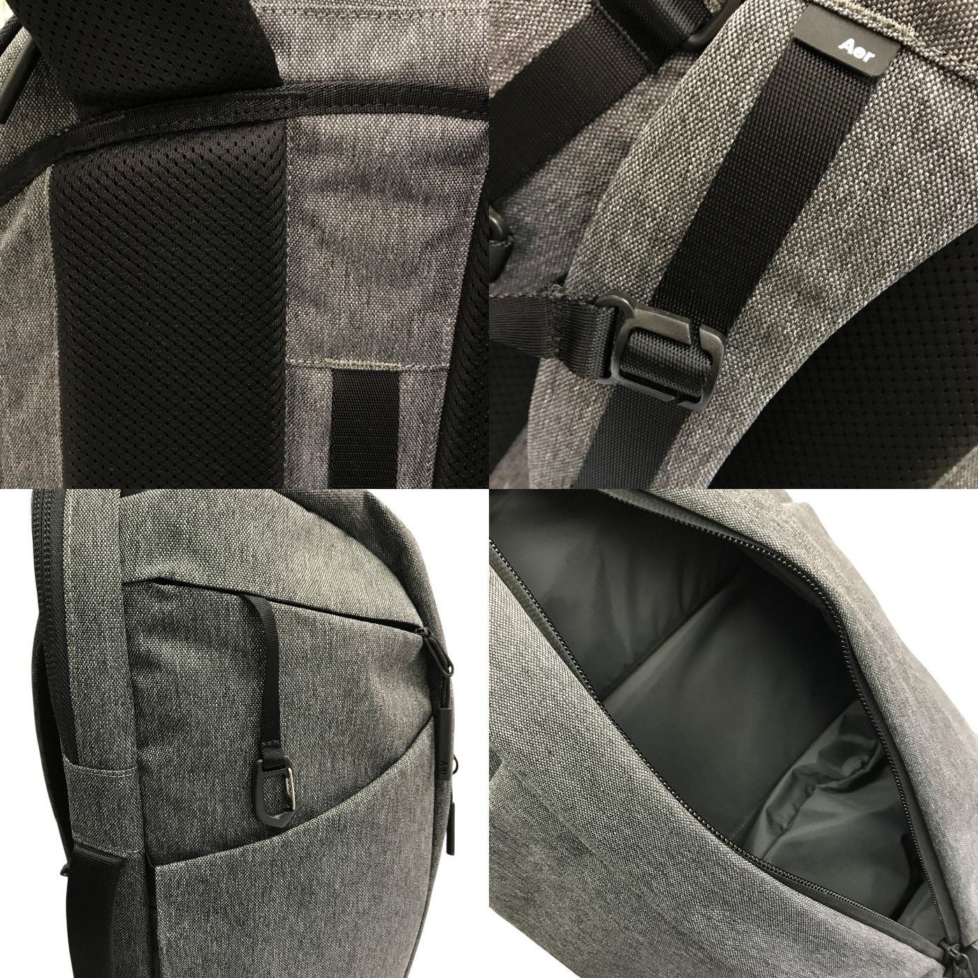 Aer Dffel Pack 3 バックパック メンズ ジム/オフィス ハイブリッドバッグ リュック A4サイズ ビジネス 無地 グレー AER12011 中古 T1