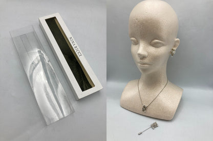 NINA RICCI ニナリッチ ネックレス イヤリング ピンブローチ セット 中古 D4