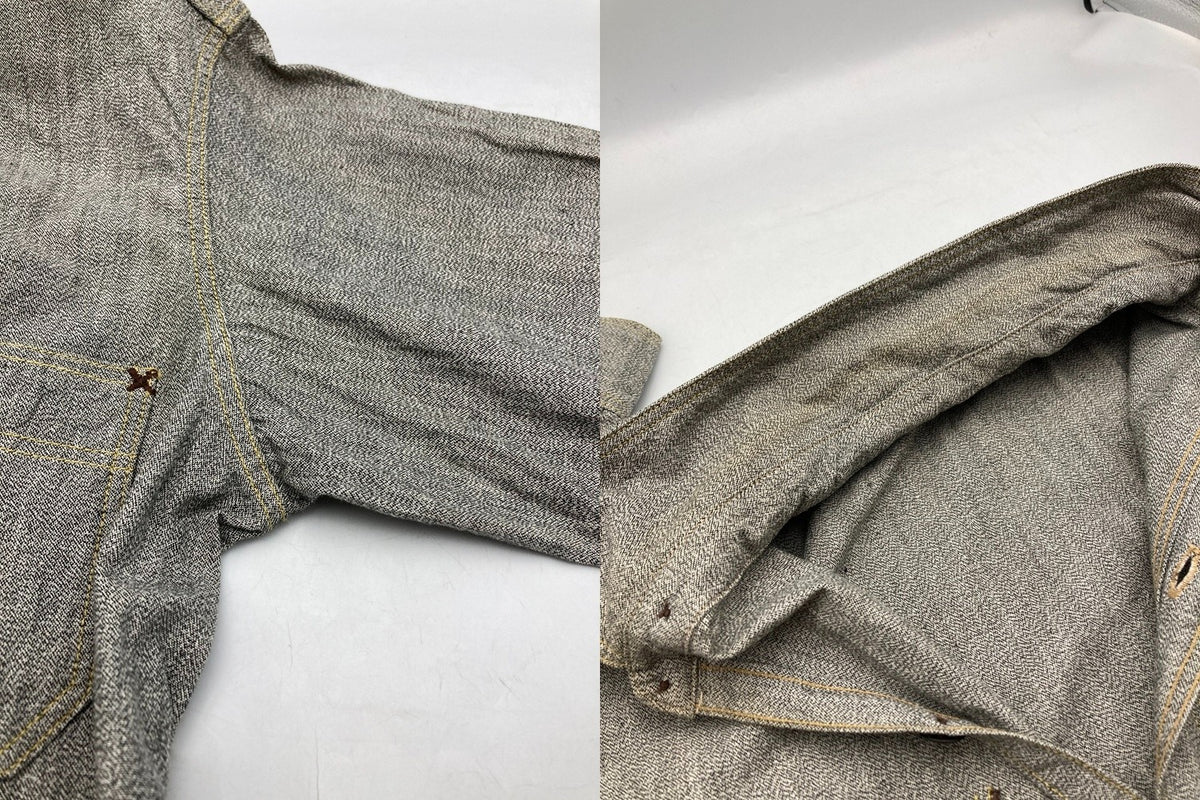 FREEWHEELERS フリーホイーラーズ Neal シャンブレー ワークシャツ サイズ15 メンズ 中古 D4