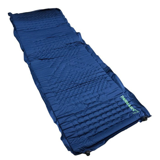 THERMAREST サーマレスト LuxuryMap L ラグジュアリーマップ マットレス 4シーズン アウトドア ポリエステル ネイビー 中古 T1