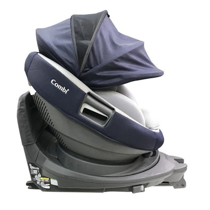 Combi コンビ ホワイトレーベル THE S ISOFIX エッグショック チャイルドシート R129適合 360°回転 セパレート ネイビー ZB-690 (NB) 中古 T1