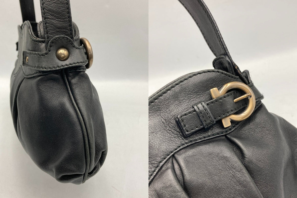 Salvatore Ferragamo サルヴァトーレフェラガモ ガンチーニ ワンショルダーバッグ 中古 D4